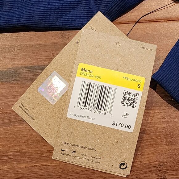 Nike Team USA 2023 Men's Soccer Away Jersey Size Small DR3799-405 MSRP $170 - Picture 6 of 7